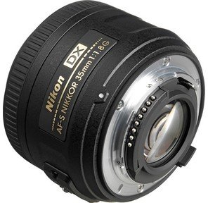  Объектив Nikon AF-S DX NIKKOR 35mm f/1.8G, чёрный 