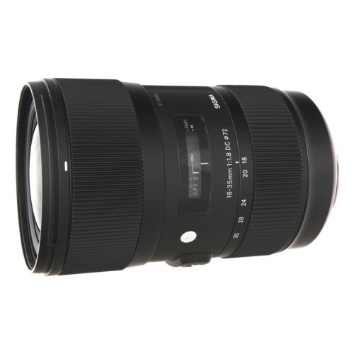 Объектив Sigma AF 18-35mm f/1.8 DC HSM Art Canon EF-S, чёрный 