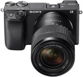 Фотоаппарат Sony Alpha ILCE-6400 Kit E 18-135mm F3.5-5.6 OSS, чёрный (Меню на русском языке)