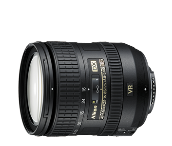 Объектив Nikon AF-S DX NIKKOR 16-85mm f/3.5-5.6G ED VR, чёрный 