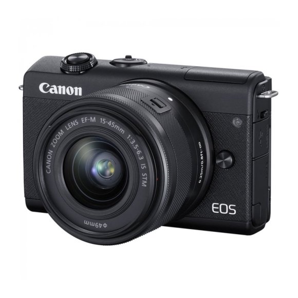 Фотоаппарат Canon EOS M200 Kit EF-M 15-45mm f/3.5-6.3 IS STM, чёрный 