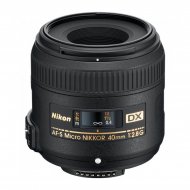 Объектив Nikon AF-S DX Micro NIKKOR 40mm f/2.8G, чёрный  Объектив Nikon AF-S DX Micro NIKKOR 40mm f/2.8G, чёрный