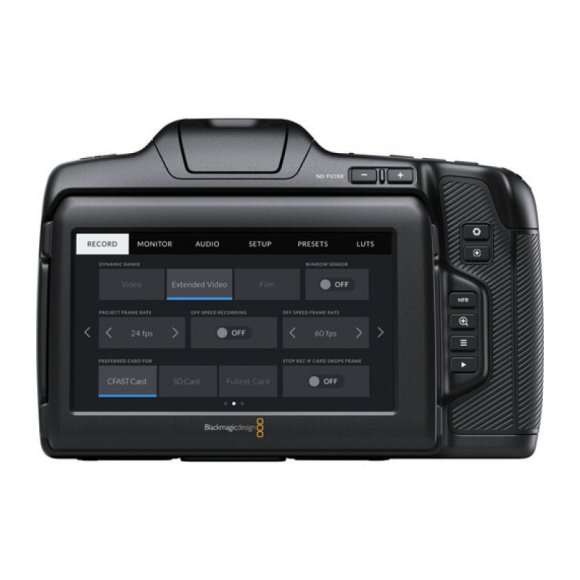 Видеокамера Blackmagic Design Pocket Cinema Camera 6K Pro, чёрная Видеокамера Blackmagic Design Pocket Cinema Camera 6K Pro, чёрная