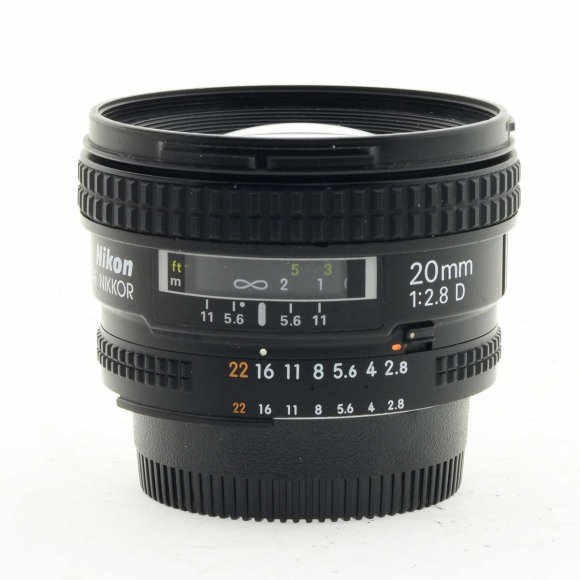 Объектив Nikon AF NIKKOR 20mm f/2.8D, чёрный Объектив Nikon AF NIKKOR 20mm f/2.8D, чёрный