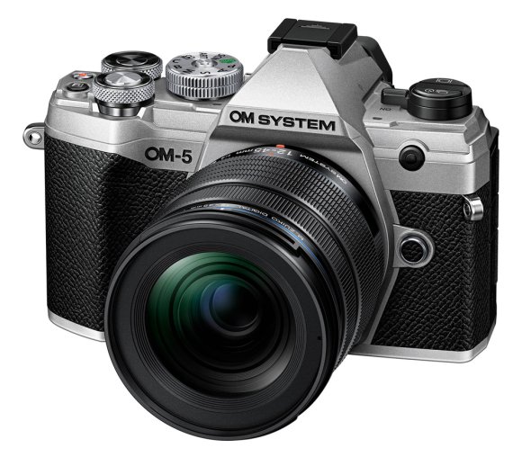 Фотоаппарат Olympus OM SYSTEM OM-5 Kit 12-45mm f/4 Pro, серебристый 