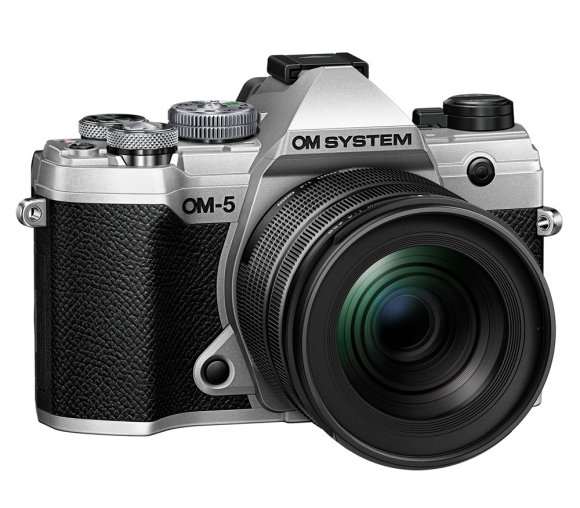 Фотоаппарат Olympus OM SYSTEM OM-5 Kit 12-45mm f/4 Pro, серебристый 