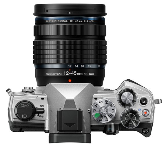 Фотоаппарат Olympus OM SYSTEM OM-5 Kit 12-45mm f/4 Pro, серебристый 