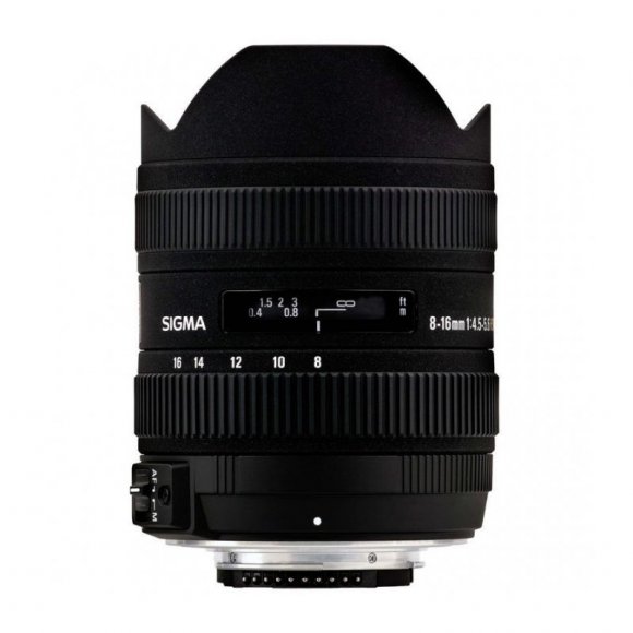 Объектив Sigma AF 8-16mm f/4.5-5.6 DC HSM for Canon EF-S, чёрный Объектив Sigma AF 8-16mm f/4.5-5.6 DC HSM for Canon EF-S, чёрный