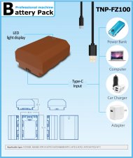 DL T-NPFZ100 Аккумулятор с встроенным портом USB Type-C (с кабелем Type-C) DL T-NPFZ100 Аккумулятор с встроенным портом USB Type-C (с кабелем Type-C)
