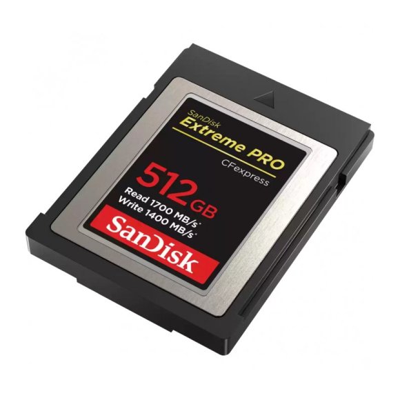 Карта памяти Sandisk 512GB CFexpress Extreme Type B (1700R/1400W) Карта памяти Sandisk 512GB CFexpress Extreme Type B (1700R/1400W)