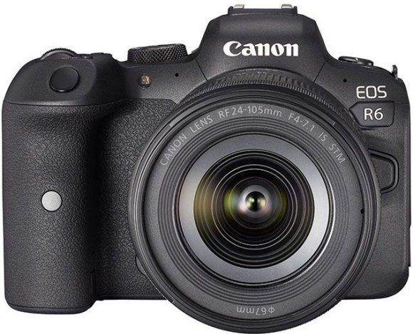 Фотоаппарат Canon EOS R6  Kit RF 24-105mm f/4.0-7.1 IS STM, чёрный (Меню на русском языке) 
