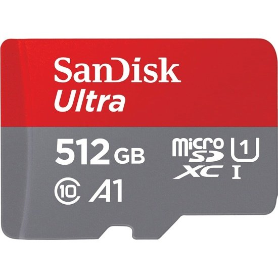 Карта памяти Sandisk 512GB Ultra microSDHC UHS-I Memory Card - 150MB/s 