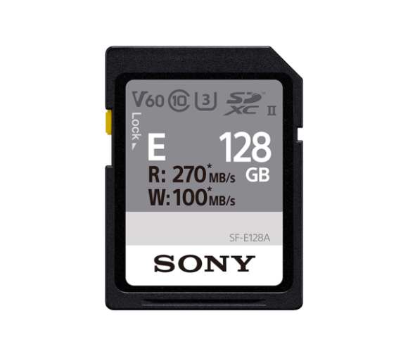 Карта памяти Sony 128GB SF-E Series UHS-II SDXC Memory Card (SF-E128A) 