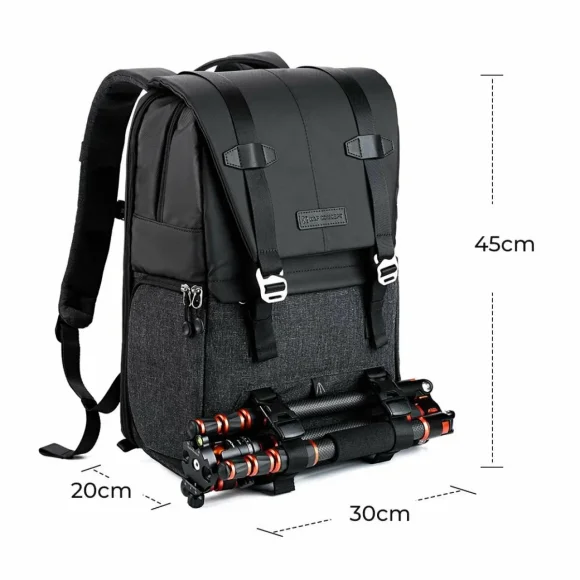 Рюкзак для фотоаппарата K&F Concept (KF13.087AV5) водоотталкивающий, 20 л, тёмно-серый Рюкзак для фотоаппарата K&F Concept (KF13.087AV5) водоотталкивающий, 20 л, тёмно-серый