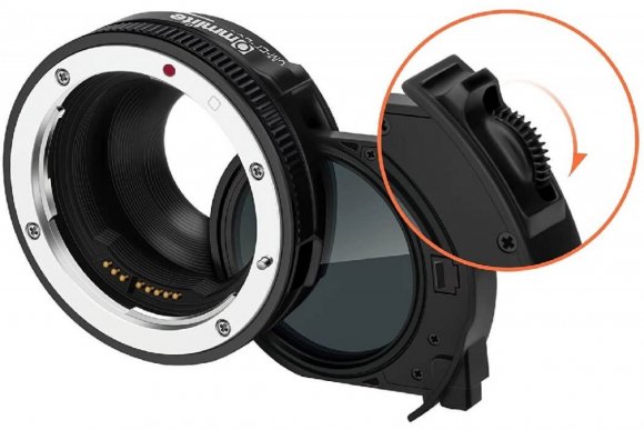 Commlite CM-EF-EOSM VND (Переходное кольцо для Canon EF/EF-S series lens to EOSM cameras with Variable ND) 