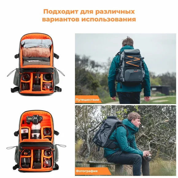 Рюкзак для фотокамеры K&F Concept KF13.107 Рюкзак для фотокамеры K&F Concept KF13.107