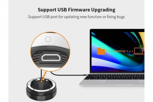 Commlite CM-EF-EOSR ARC (Переходное кольцо для объектива EF EF-S на камеру Canon R RF) 