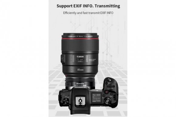 Commlite CM-EF-EOSR VCPL (Переходное кольцо для Canon EF/EF-S объективов на байонет EOSR RF-Mount Full-frame камеры.) Commlite CM-EF-EOSR VCPL (Переходное кольцо для Canon EF/EF-S объективов на байонет EOSR RF-Mount Full-frame камеры.)