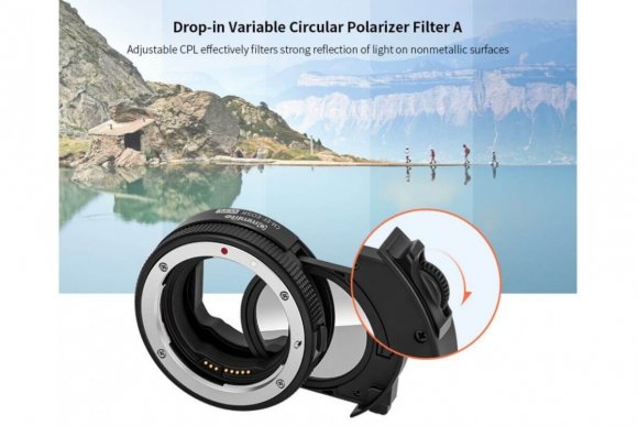 Commlite CM-EF-EOSR VCPL (Переходное кольцо для Canon EF/EF-S объективов на байонет EOSR RF-Mount Full-frame камеры.) Commlite CM-EF-EOSR VCPL (Переходное кольцо для Canon EF/EF-S объективов на байонет EOSR RF-Mount Full-frame камеры.)