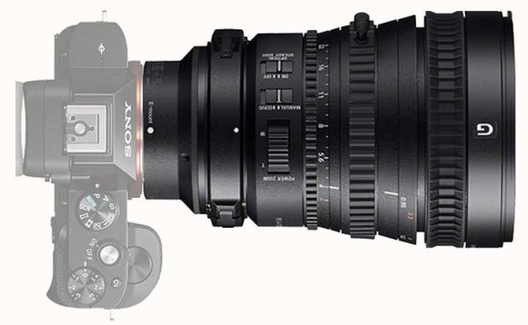 Объектив Sony FE PZ 28-135mm f/4.0 G OSS, черный 