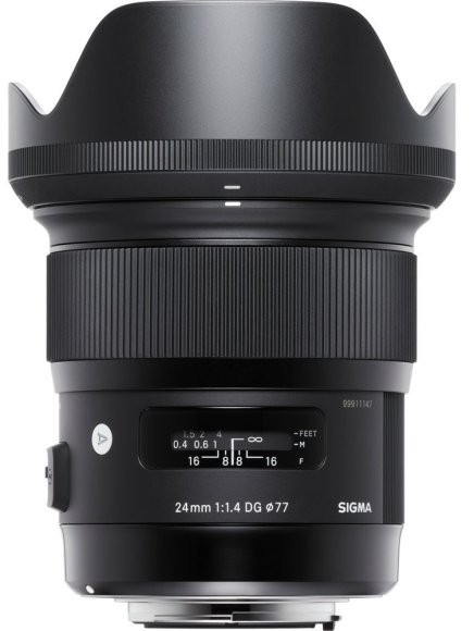 Объектив Sigma AF 24mm f/1.4 DG HSM Art for Canon EF, чёрный Объектив Sigma AF 24mm f/1.4 DG HSM Art for Canon EF, чёрный