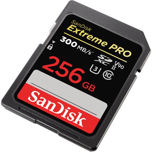 Карта памяти SanDisk SDXC 256GB Sandisk Extreme PRO UHS-II V90 300MB/s  Карта памяти SanDisk SDXC 256GB Sandisk Extreme PRO UHS-II V90 300MB/s