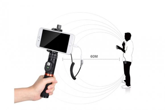 COMICA CVM-WS50H (HTX+RX) UHF 6-канальный Радио микрофон для смартфона COMICA CVM-WS50H (HTX+RX) UHF 6-канальный Радио микрофон для смартфона