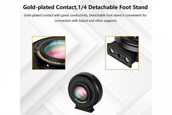 Commlite CM-EF-FX Booster (Переходное кольцо для Canon EF/EF-S lens to Fuji FX mount camera) 