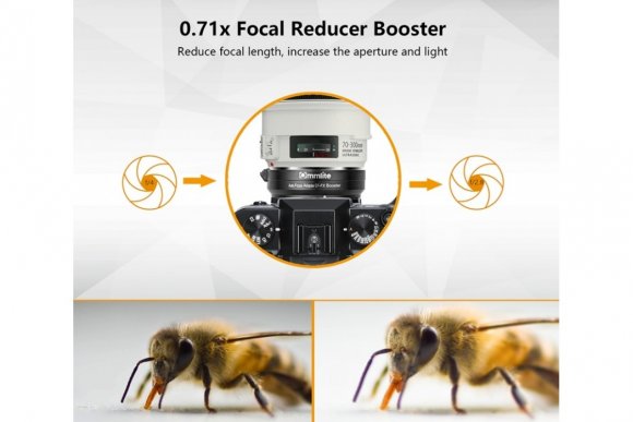 Commlite CM-EF-FX Booster (Переходное кольцо для Canon EF/EF-S lens to Fuji FX mount camera) 