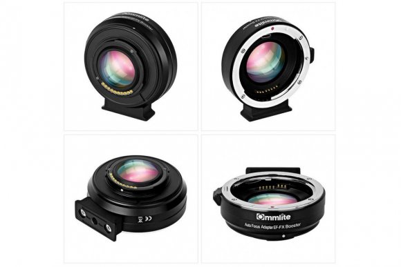 Commlite CM-EF-FX Booster (Переходное кольцо для Canon EF/EF-S lens to Fuji FX mount camera) 