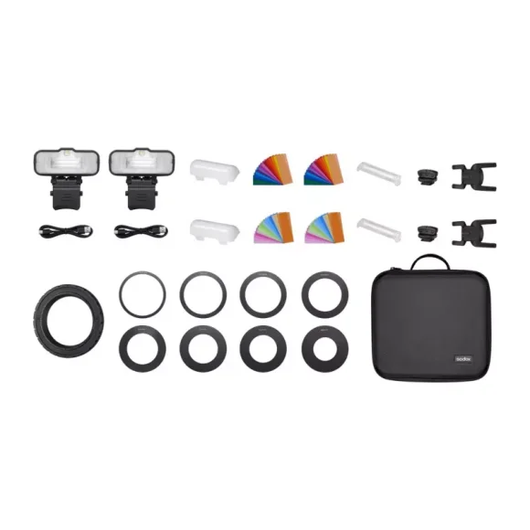 Вспышка для макросъемки Godox MF12-K2 Вспышка для макросъемки Godox MF12-K2