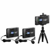 COMICA CVM-WS60 COMBO (TX+TX+RX) Беспроводной петличный микрофон для смартфона COMICA CVM-WS60 COMBO (TX+TX+RX) Беспроводной петличный микрофон для смартфона