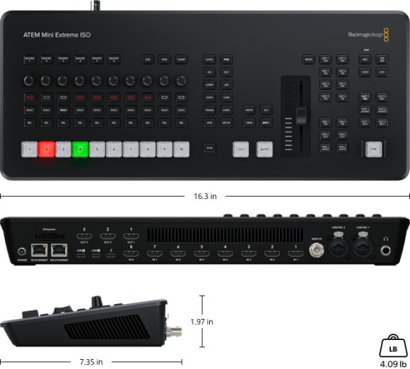 Видеомикшер Blackmagic ATEM Mini Extreme ISO G2 