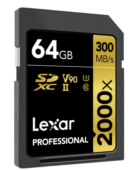 Lexar Professional 2000x SDXC UHS-II 64GB Lexar Professional 2000x SDXC UHS-II 64GB
