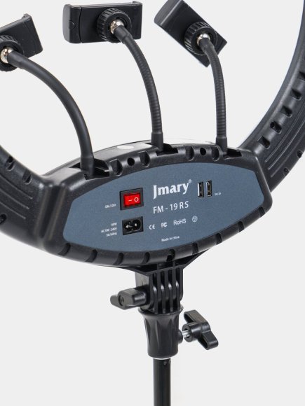 Кольцевая подсветка Jmary FM-19RS LED, (2900K-6500K) Кольцевая подсветка Jmary FM-19RS LED, (2900K-6500K)
