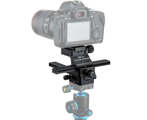 Четырех осевые макрорельсы с площадкой Arca-Swiss JJC MFR-3  Четырех осевые макрорельсы с площадкой Arca-Swiss JJC MFR-3