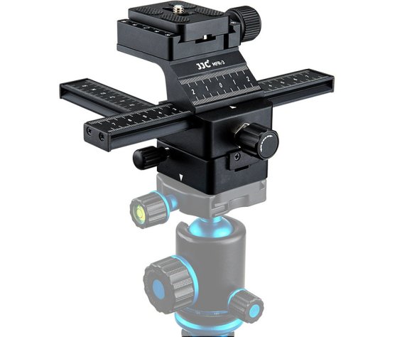 Четырех осевые макрорельсы с площадкой Arca-Swiss JJC MFR-3  Четырех осевые макрорельсы с площадкой Arca-Swiss JJC MFR-3