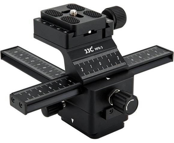 Четырех осевые макрорельсы с площадкой Arca-Swiss JJC MFR-3  Четырех осевые макрорельсы с площадкой Arca-Swiss JJC MFR-3