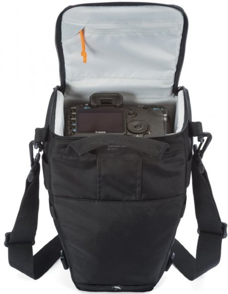 Сумка Lowepro Toploader Zoom 55 AW II, чёрный  Сумка Lowepro Toploader Zoom 55 AW II, чёрный