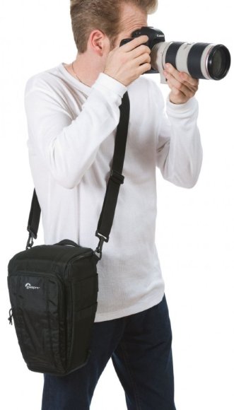 Сумка Lowepro Toploader Zoom 55 AW II, чёрный  Сумка Lowepro Toploader Zoom 55 AW II, чёрный