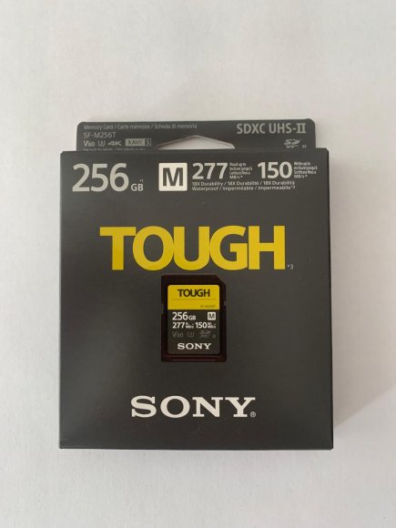 Карта памяти Sony SDXC TOUGH M 256GB UHS-II U3 V60 R277/W150MB/s (SF-M256T) Карта памяти Sony SDXC TOUGH M 256GB UHS-II U3 V60 R277/W150MB/s (SF-M256T)