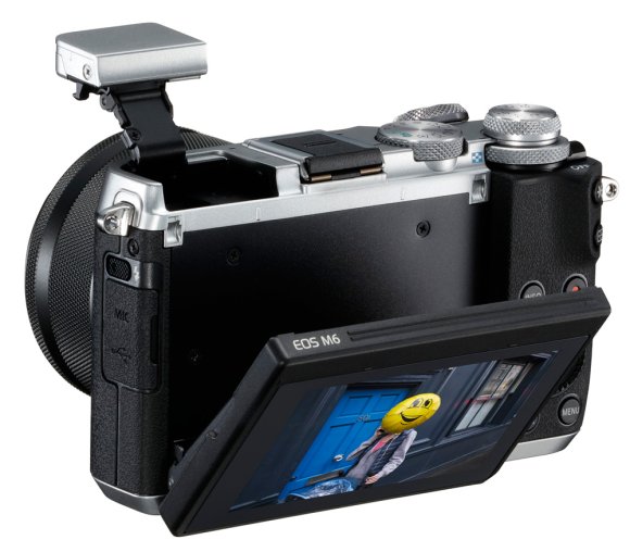 Фотоаппарат Canon EOS M6 Mark II Kit 15-45mm f/3.5-6.3 IS STM, серебристый 