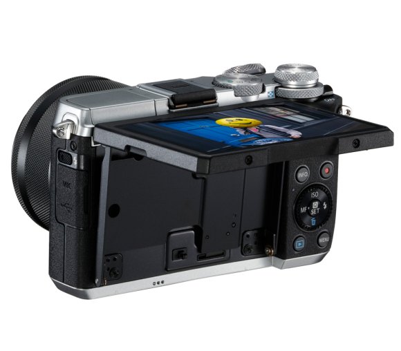 Фотоаппарат Canon EOS M6 Mark II Kit 15-45mm f/3.5-6.3 IS STM, серебристый 