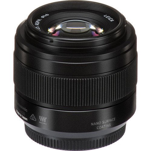 Объектив Panasonic Leica DG Summilux 25mm f/1.4 II ASPH, чёрный  Объектив Panasonic Leica DG Summilux 25mm f/1.4 II ASPH, чёрный