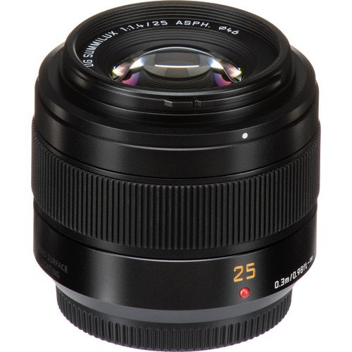Объектив Panasonic Leica DG Summilux 25mm f/1.4 II ASPH, чёрный  Объектив Panasonic Leica DG Summilux 25mm f/1.4 II ASPH, чёрный