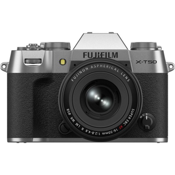 Фотоаппарат Fujifilm X-T50 Kit XF 16-50mm F2.8-4.8 R LM WR, серебристый 
