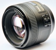 Объектив Nikon AF-S NIKKOR 85mm f/1.8G, чёрный  Объектив Nikon AF-S NIKKOR 85mm f/1.8G, чёрный
