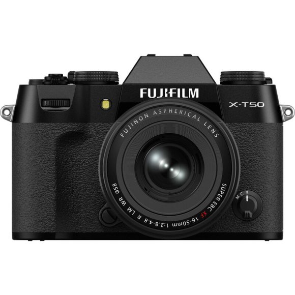 Фотоаппарат Fujifilm X-T50 Kit XF 16-50mm F2.8-4.8 R LM WR, чёрный 