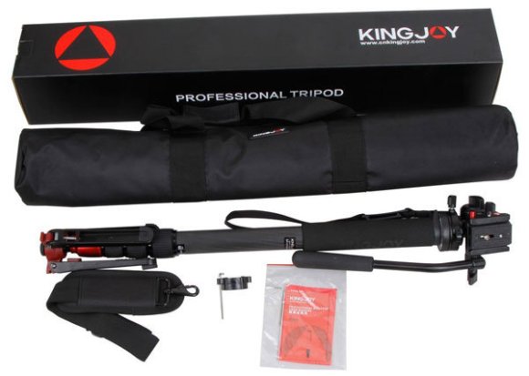 Монопод KINGJOY MP-2318A + головка VT-3510 + лапки MP-3  Монопод KINGJOY MP-2318A + головка VT-3510 + лапки MP-3
