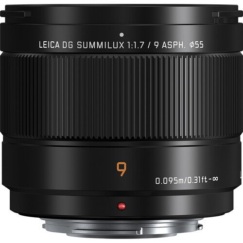 Объектив Panasonic Leica DG Summilux 9mm f/1.7 ASPH, чёрный 